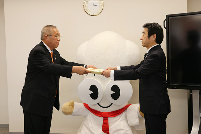 南相馬市より感謝状をいただきました